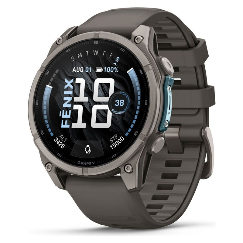 RELOJ GARMIN FENIX 9 47MM TITANIUM - PEBBLE GRAY BAND 010-04762-00