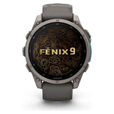 RELOJ GARMIN FENIX 9 47MM TITANIUM - PEBBLE GRAY BAND 010-04762-00