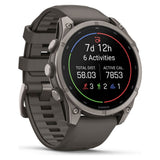 RELOJ GARMIN FENIX 9 47MM TITANIUM - PEBBLE GRAY BAND 010-04762-00