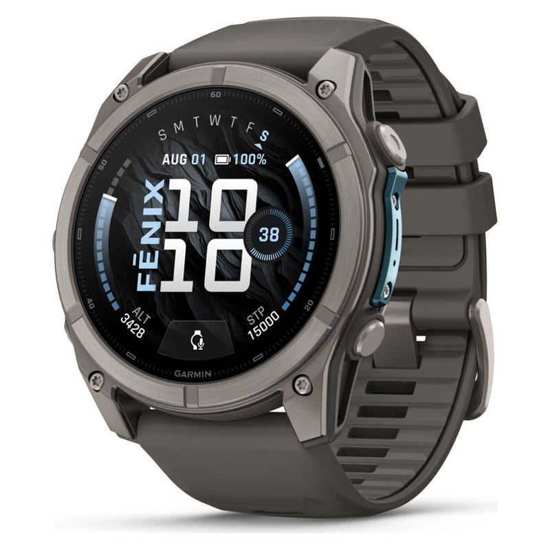 RELOJ GARMIN FENIX 9 51MM TITANIUM - PEBBLE GRAY BAND 010-04763-00