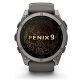RELOJ GARMIN FENIX 9 51MM TITANIUM - PEBBLE GRAY BAND 010-04763-00