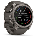 RELOJ GARMIN FENIX 9 51MM TITANIUM - PEBBLE GRAY BAND 010-04763-00