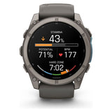 RELOJ GARMIN FENIX 9 51MM TITANIUM - PEBBLE GRAY BAND 010-04763-00