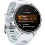 RELOJ GARMIN FORERUNNER 170 MUSIC 43MM WHITESTONE-WHITESTONE/CLOUD BLUE BAND 010-03920-11