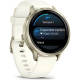 RELOJ GARMIN VENU 4 41MM LUNAR GOLD/BONE BAND 010-03013-00 146013