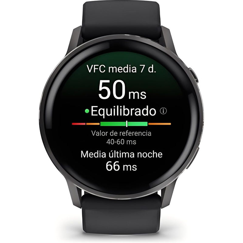 RELOJ GARMIN VENU 4 45MM SLATE/BLACK BAND 010-03014-00