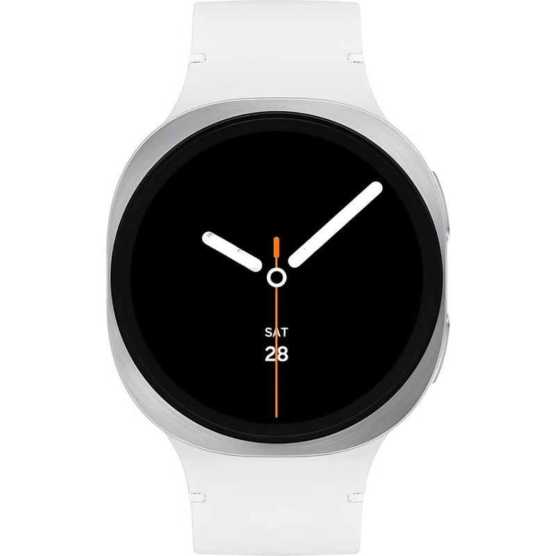 RELOJ SAMSUNG GALAXY WATCH8 44MM SM-L330NZSD SILVER/SPORT WHITE BAND