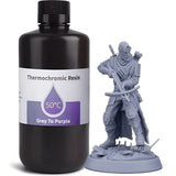 RESINA P/IMPRESORA 3D ELEGOO THERMOCHROMIC FROM GREY TO PURPLE 1KG