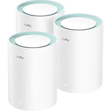 ROUTER CUDY M1300 AC1200 WIFI MESH GIGABIT ROAMING (3-PACK)