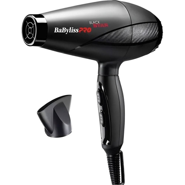 SECADOR BABYLISS PRO BLACKSTAR 220V/2000W BLACK B6200UZ 74108373410
