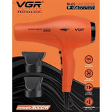 SECADOR VGR PROFESSIONAL HAIR DRYER V-406D 3000W/ORANGE/220V