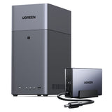 SERVIDOR NASYNC UGREEN DH2300 BUNDLE A72+A53/4GBLPDDR4X/32GBEMMC/2BAY-2HD/LAN/HDMI/USB-C/USB