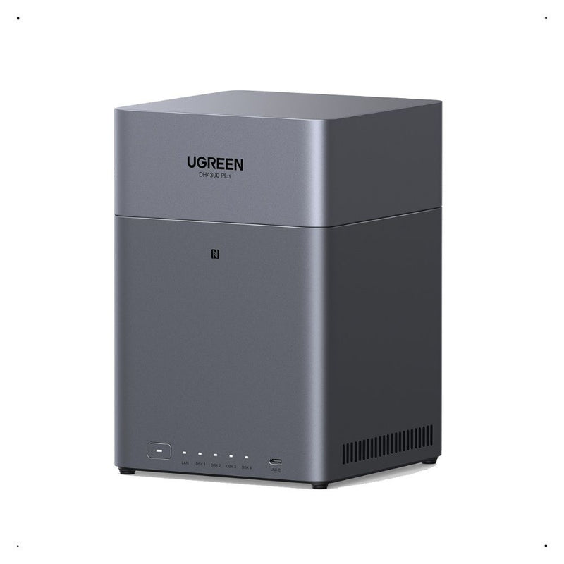 SERVIDOR NASYNC UGREEN DH4300 PLUS A76+A55/8GBLPDDR4X/32GBEMMC/4BAY-4HD/LAN/HDMI/USB-C/2XUSB