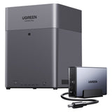SERVIDOR NASYNC UGREEN DH4300 PLUS A76+A55/8GBLPDDR4X/32GBEMMC/4BAY-4HD/LAN/HDMI/USB-C/2XUSB