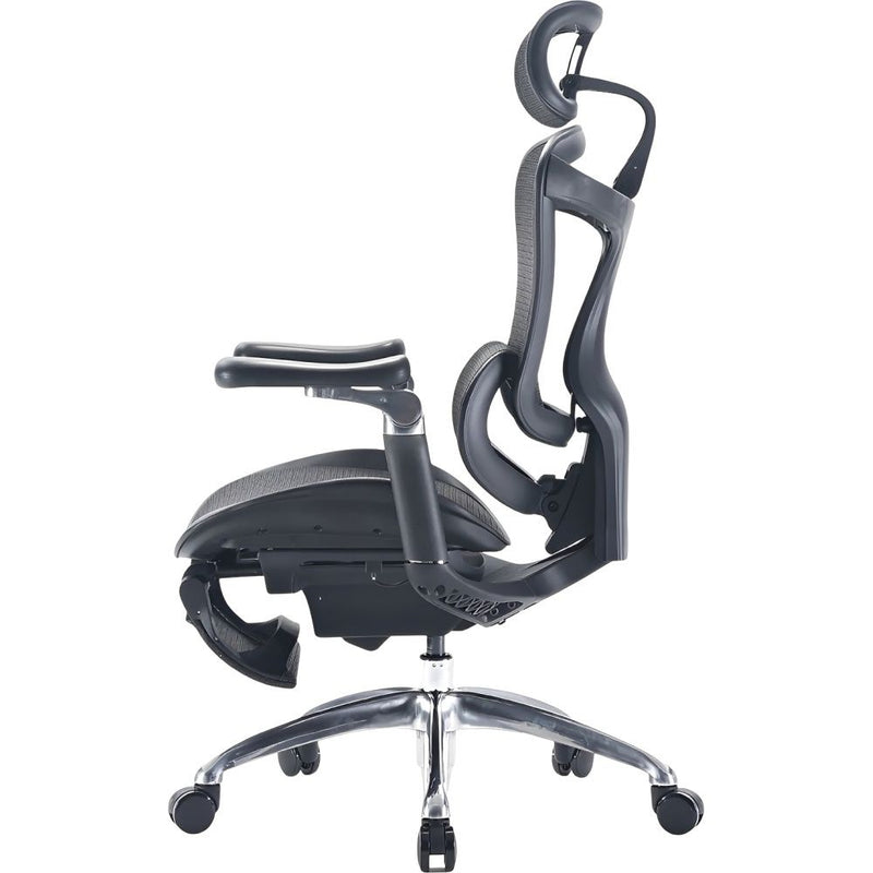 SILLA P/GAMER-OFICINA SIHOO C300-B101 PRO /SEAT-DEPTH/DYNAMIC-LUMBAR/6D-ARMREST/BLACK
