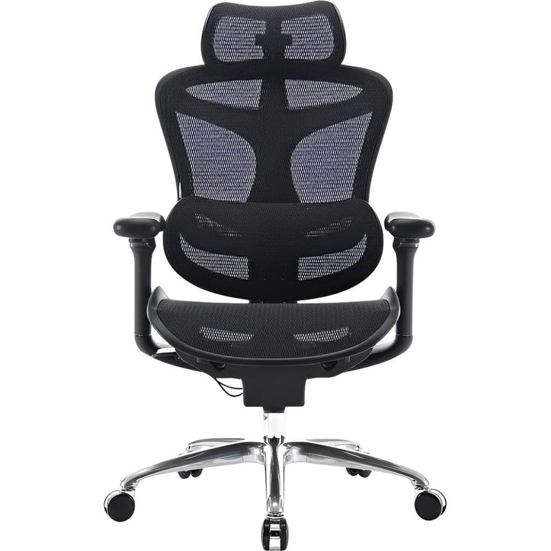 SILLA P/GAMER-OFICINA SIHOO C100-B201 APOYABRAZOS-3D/SOP-LUMBAR/CABEZAL-AJUSTABLE/BLACK