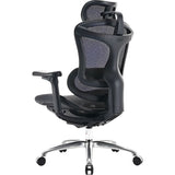 SILLA P/GAMER-OFICINA SIHOO C100-B201 APOYABRAZOS-3D/SOP-LUMBAR/CABEZAL-AJUSTABLE/BLACK