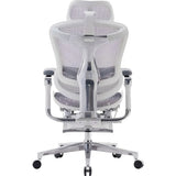 SILLA P/GAMER-OFICINA SIHOO C500-102-JT APOYABRAZOS-6D/SOP-LUMBAR-DOBLE/REPOSAPIES/GREY