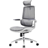 SILLA P/GAMER-OFICINA SIHOO M59AS-301 APOYABRAZOS-3D/SOP-LUMBAR-SPRING/DOBLE/LIGHT GREY