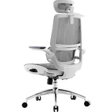 SILLA P/GAMER-OFICINA SIHOO M59AS-301 APOYABRAZOS-3D/SOP-LUMBAR-SPRING/DOBLE/LIGHT GREY