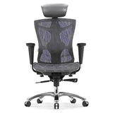 SILLA P/GAMER-OFICINA SIHOO V1-105 APOYABRAZOS-4D/SOP-LUMBAR/CABEZAL-AJUSTABLE/GREY