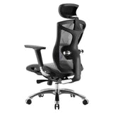 SILLA P/GAMER-OFICINA SIHOO V1-105 APOYABRAZOS-4D/SOP-LUMBAR/CABEZAL-AJUSTABLE/GREY