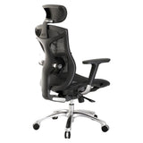 SILLA P/GAMER-OFICINA SIHOO V1-N201 APOYABRAZOS-4D/SOP-LUMBAR/CABEZAL-AJUSTABLE/BLACK