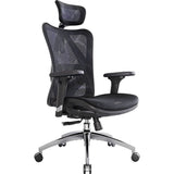 SILLA P/GAMER-OFICINA SIHOO M57-N110 APOYABRAZOS-SOP-LUMBAR/CABEZAL-AJUSTABLE/BLACK