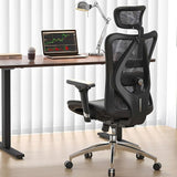 SILLA P/GAMER-OFICINA SIHOO M57-N110 APOYABRAZOS-SOP-LUMBAR/CABEZAL-AJUSTABLE/BLACK