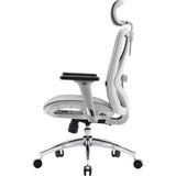 SILLA P/GAMER-OFICINA SIHOO M57-N111 APOYABRAZOS-3D/SOP-LUMBAR/CABEZAL-AJUSTABLE/GRAY