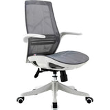 SILLA P/GAMER-OFICINA SIHOO M59AS-201 APOYABRAZOS-FLIP/SOP-LUMBAR/CABEZAL-DOBLE/GREY