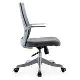 SILLA P/GAMER-OFICINA SIHOO M76-N102 APOYABRAZOS-UP-DOWN/SOP-LUMBAR/GREY/WHITE