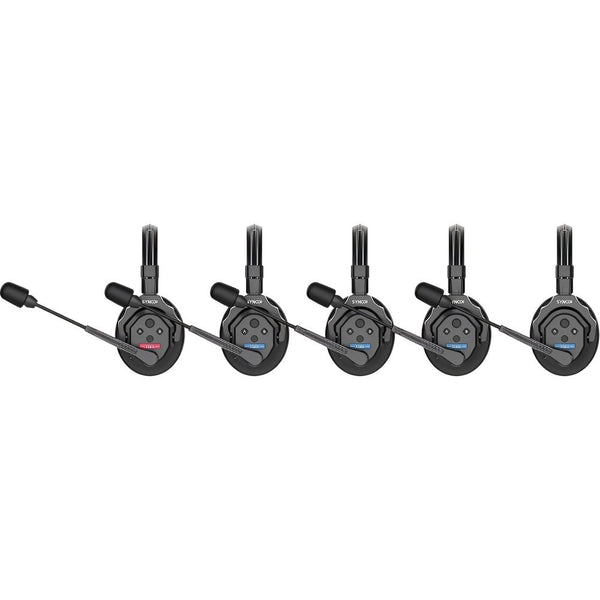 AURICULAR INTERCOM SYNCO XTALK X5 - 5 PERSON - 2.4 GHZ - 300M