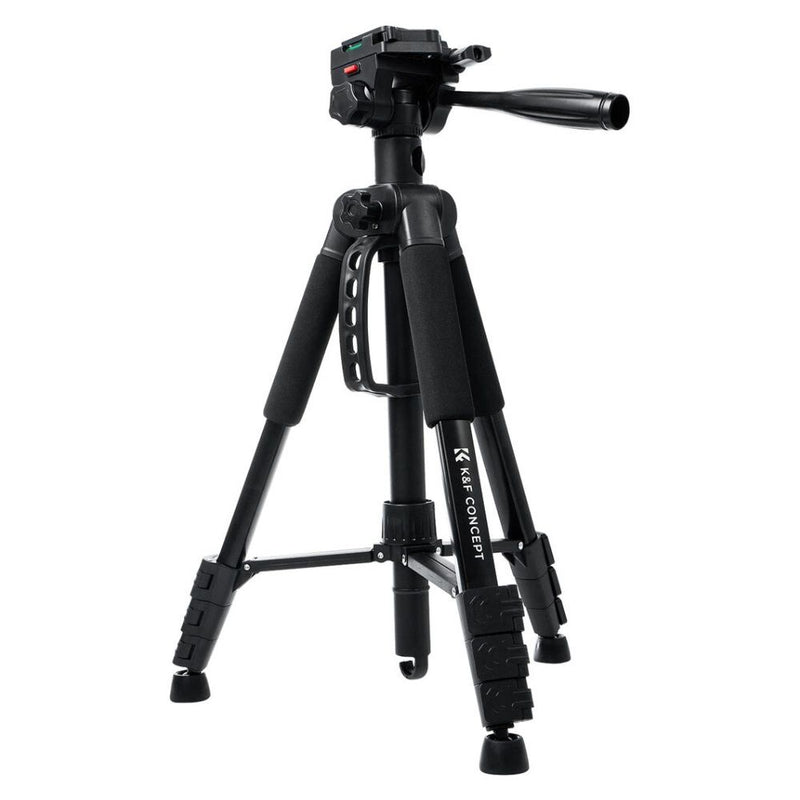 TRIPODE K&F CONCEPT S254A3+BV07 + CONTROL BT + SOPORTE CELULAR - KF09.184