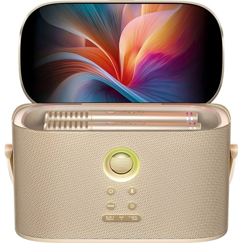 SPEAKER JOOG SHELL S2 PANTALLA 8"/140W/2MIC WIRELESS/BT/WIFI/GOLD