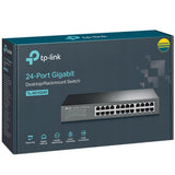 W. TP-LINK HUB SWITCH 24P TL-SG1024D 10/100/1000 9885