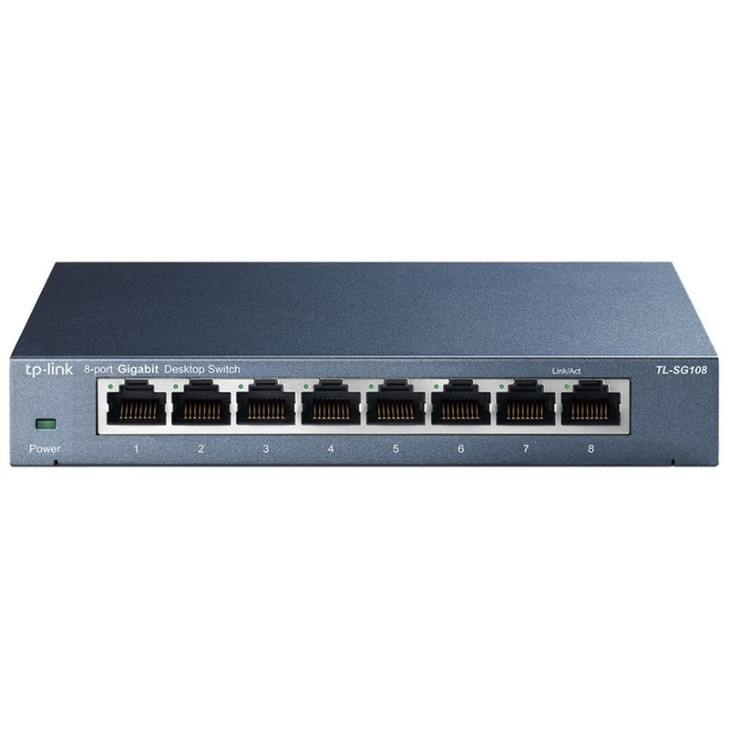 W. TP-LINK HUB SWITCH 8P TL-SG108 10/100/1000MBPS 81257