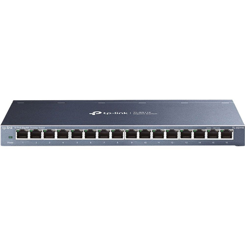 W. TP-LINK HUB SWITCH 16P TL-SG116 10/100/1000MBPS 100457