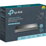 TP-LINK HUB SWITCH 8P TL-SG2210P T1500G-10PS POE 10/100/1000MBPS 134954