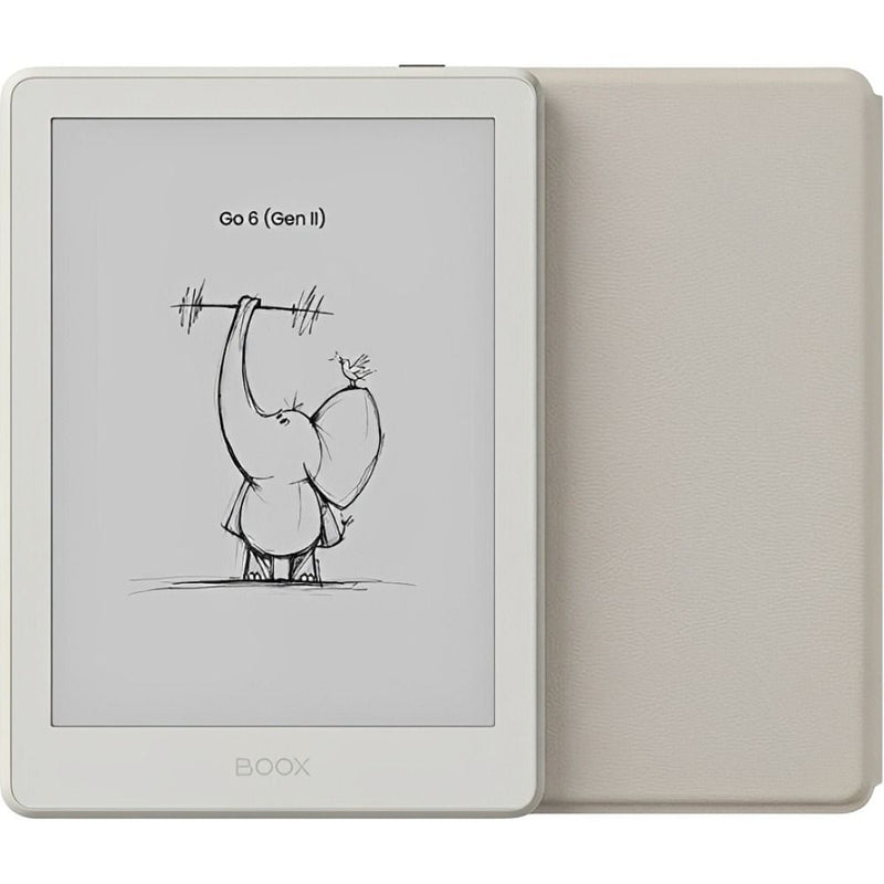 TABLET E-READER BOOX GO 6" GEN2 BW 32GB/ANDROID/SHELL +ESTU CREAMY WHITE