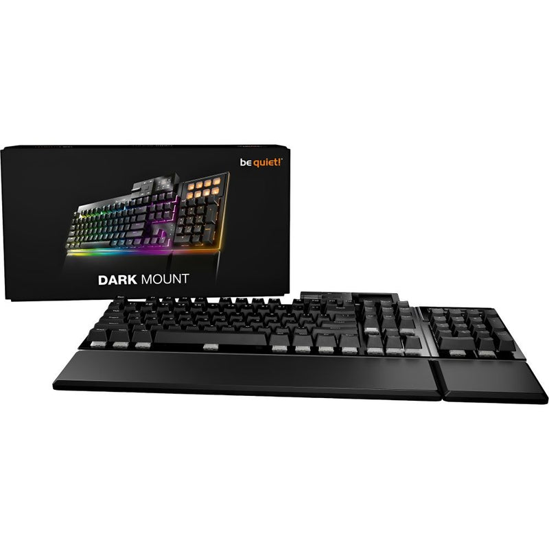 TECLADO MECANICO BE QUIET! DARK MOUNT SILENT RGB/100%/SW LINEAR (BT001US) 1GTA.BR