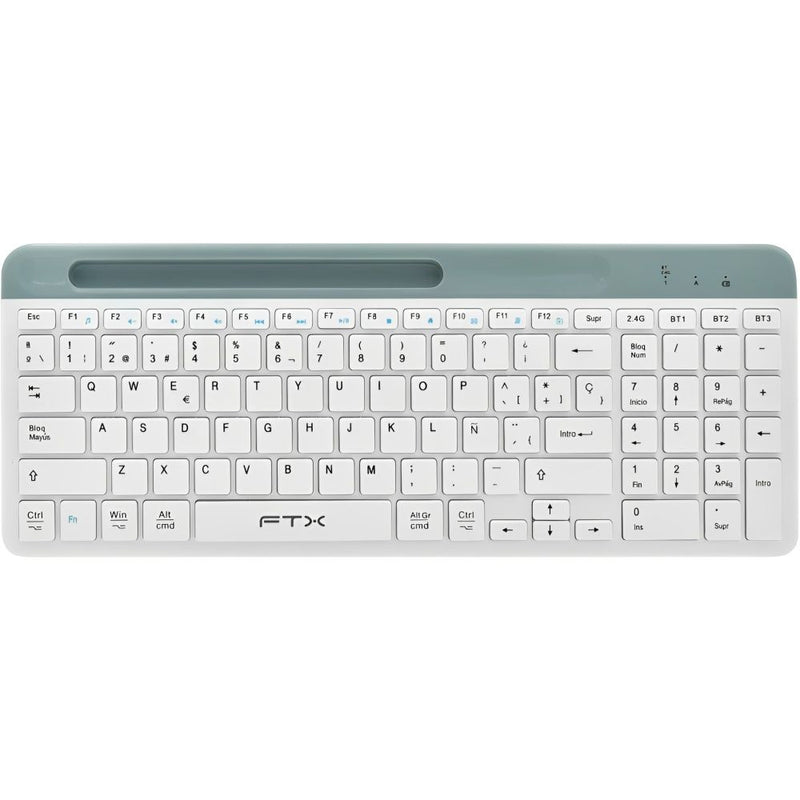 TECLADO WIRELESS FTX FTXB105 BT WHITE ESPAÑOL 142499