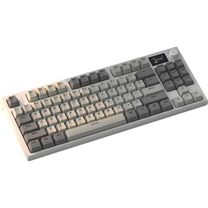 TECLADO MECANICO WIRELESS ATTACK SHARK K86 RGB/80%/TRI-MODE/SW(LINEAR)BUSINESS-GRAY/BLUE/WS