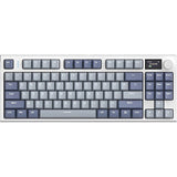 TECLADO MECANICO WIRELESS ATTACK SHARK K86 RGB/80%/TRI-MODE/SW(LINEAR)/LAVENDER BLUE/WS