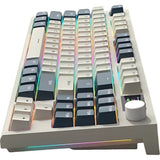 TECLADO MECANICO WIRELESS ATTACK SHARK K86 RGB/80%/TRI-MODE/SW(LINEAR)/TIMING MACHINE BLUE