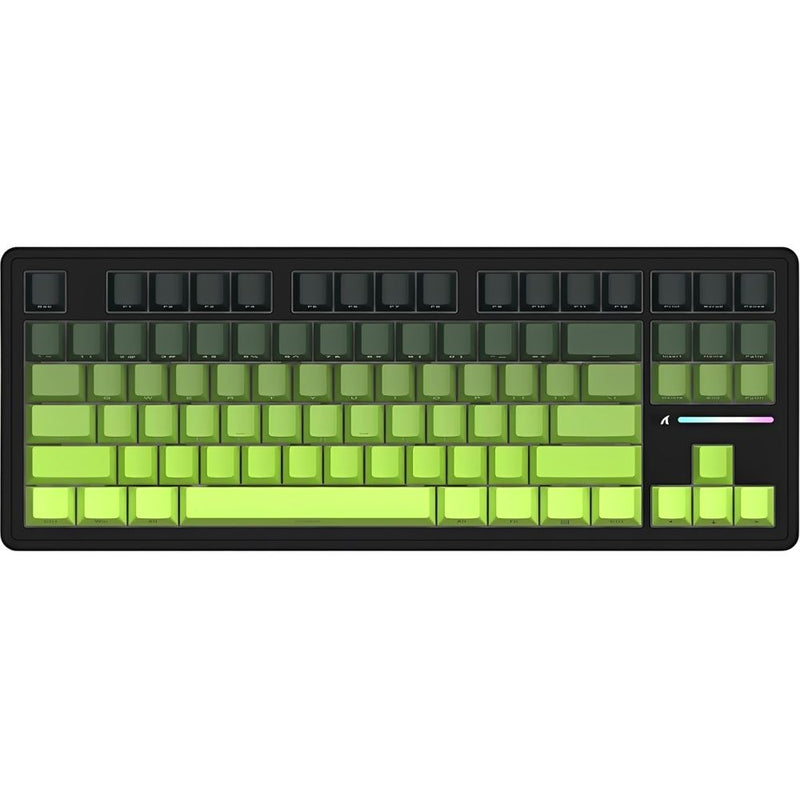 TECLADO MECANICO WIRELESS ATTACK SHARK M87 PRO V2 RGB/80%/TRI-MODE/SW(LINEAR)GREEN TEA