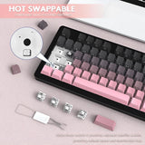 TECLADO MECANICO WIRELESS ATTACK SHARK M87 PRO V2 RGB/80%/TRI-MODE/SW(LINEAR)/BLACKBERRY