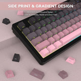 TECLADO MECANICO WIRELESS ATTACK SHARK M87 PRO V2 RGB/80%/TRI-MODE/SW(LINEAR)/BLACKBERRY