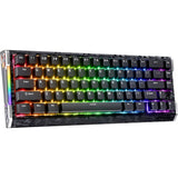 TECLADO MECANICO ATTACK SHARK R68 HE RGB/60%/8K/RAPID TRIGGER/ MAGNETIC SW/BLACK