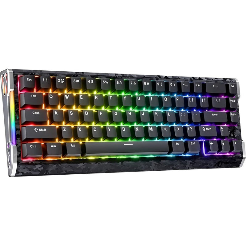 TECLADO MECANICO ATTACK SHARK R68 HE RGB/60%/8K/RAPID TRIGGER/ MAGNETIC SW/BLACK